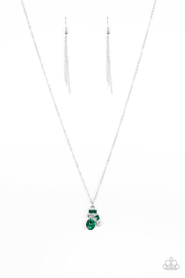 Time To Be Timeless Green Necklace