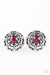 Courtly Courtliness Pink Post Earring