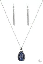 Load image into Gallery viewer, On The Home Frontier Blue Necklace
