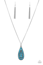 Load image into Gallery viewer, Tiki Tease Blue Necklace
