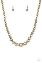 Load image into Gallery viewer, Party Pearls Brass Necklace
