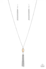Load image into Gallery viewer, Tassel Tease Brown Necklace
