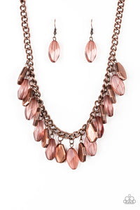Fringe Fabulous Copper Necklace