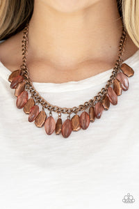 Fringe Fabulous Copper Necklace