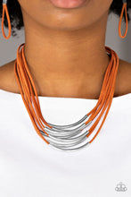 Load image into Gallery viewer, Walk The Walkabout Necklace Orange

