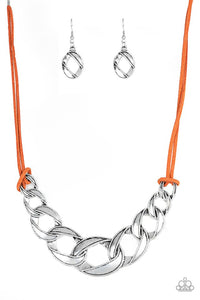 Naturally Nautical Orange Necklace