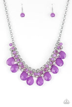 Load image into Gallery viewer, Trending Tropicana Purple Necklace
