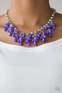 Modern Macarena Purple Necklace