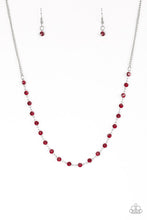 Load image into Gallery viewer, Party Like A Princess Necklace Red
