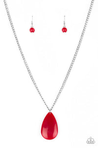 So Pop You Lar Red Necklace