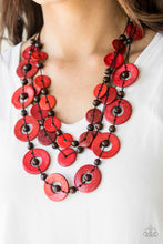 Load image into Gallery viewer, Catalina Coastin Red Necklace
