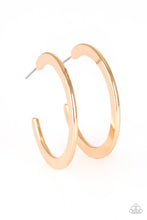 Load image into Gallery viewer, Be All Bright Gold Hoop Earring
