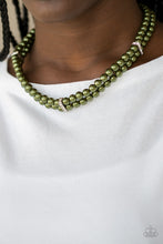 Load image into Gallery viewer, Put On Your Party Dress Necklace Green
