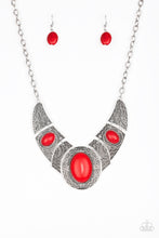 Load image into Gallery viewer, Leave Your Landmark Red Necklace
