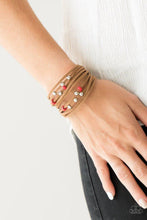 Load image into Gallery viewer, Colorfully Coachella Red bracelet
