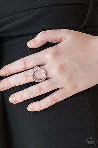 One Glam Band Pink Ring