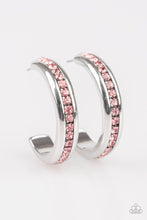 Load image into Gallery viewer, 5th Avenue Fashionista Pink Hoop Earring
