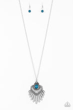 Load image into Gallery viewer, Inde Pendant Idol Blue Necklace
