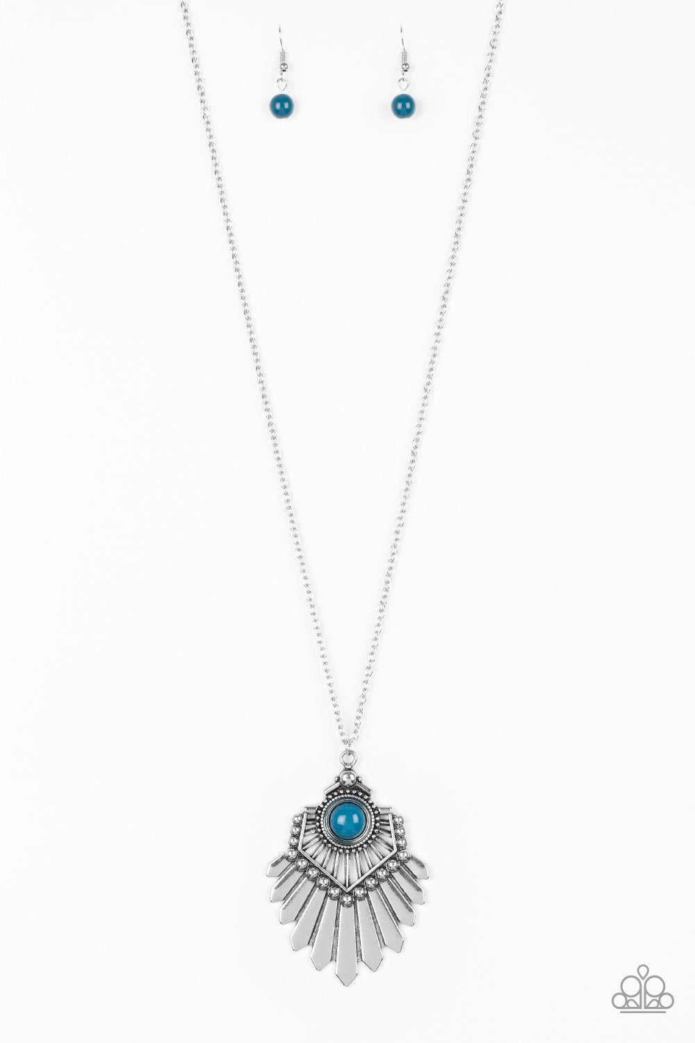 Inde Pendant Idol Blue Necklace