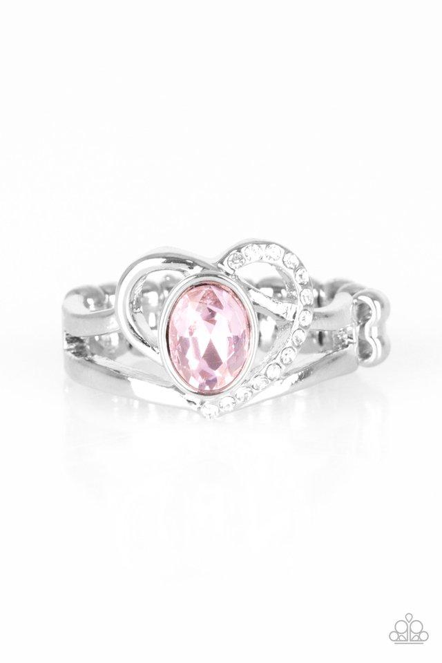 No Heart Strings Attached Pink Ring