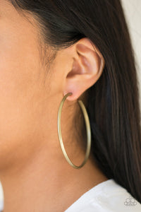 5th Avenue Attitude Brass Earring