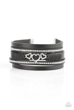 Load image into Gallery viewer, Rebel Valentine Black Urban Bracelet
