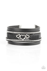 Rebel Valentine Black Urban Bracelet