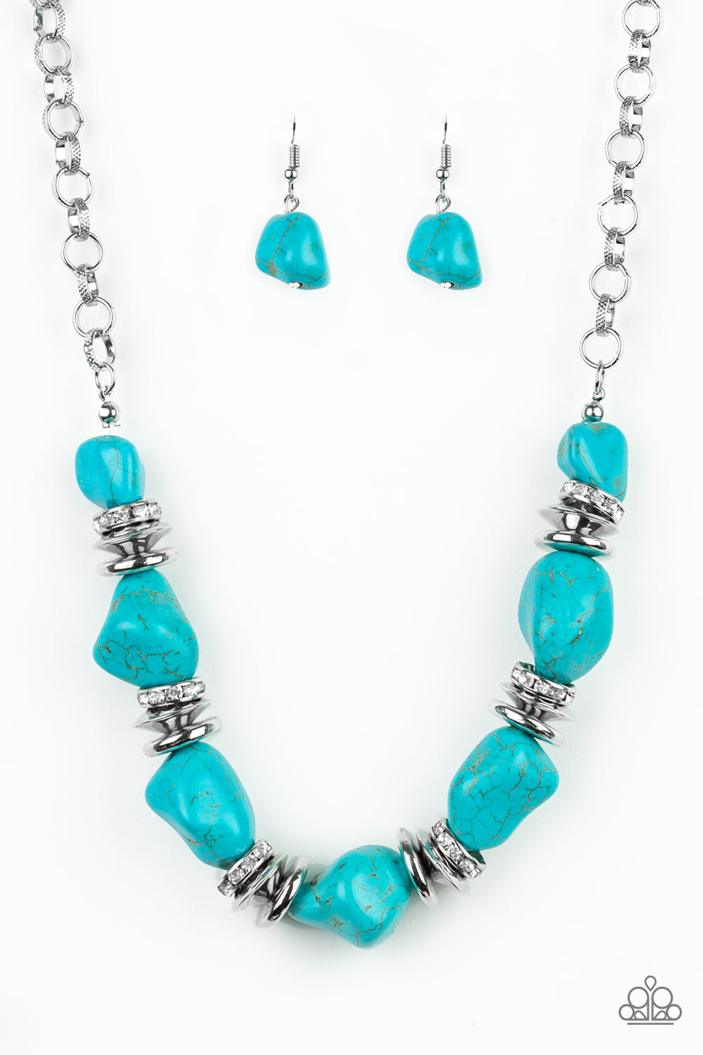 Stunningly Stone Age Blue Necklace