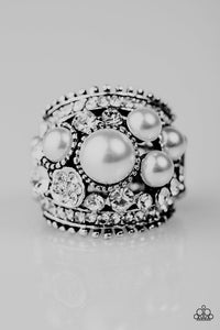 Money On My Mind White Pearl Ring