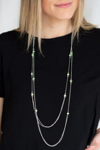 Sparkle Of The Day Green Necklace
