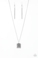 Load image into Gallery viewer, Back To Square One Silver Necklace
