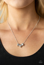 Load image into Gallery viewer, Shoot For The Stars Silver Necklace
