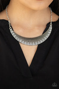 Modern Day Moonshine White Necklace