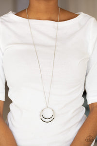 Front and Epicenter Necklace Black