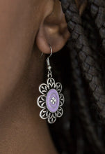 Load image into Gallery viewer, Posy Party Purple Earring

