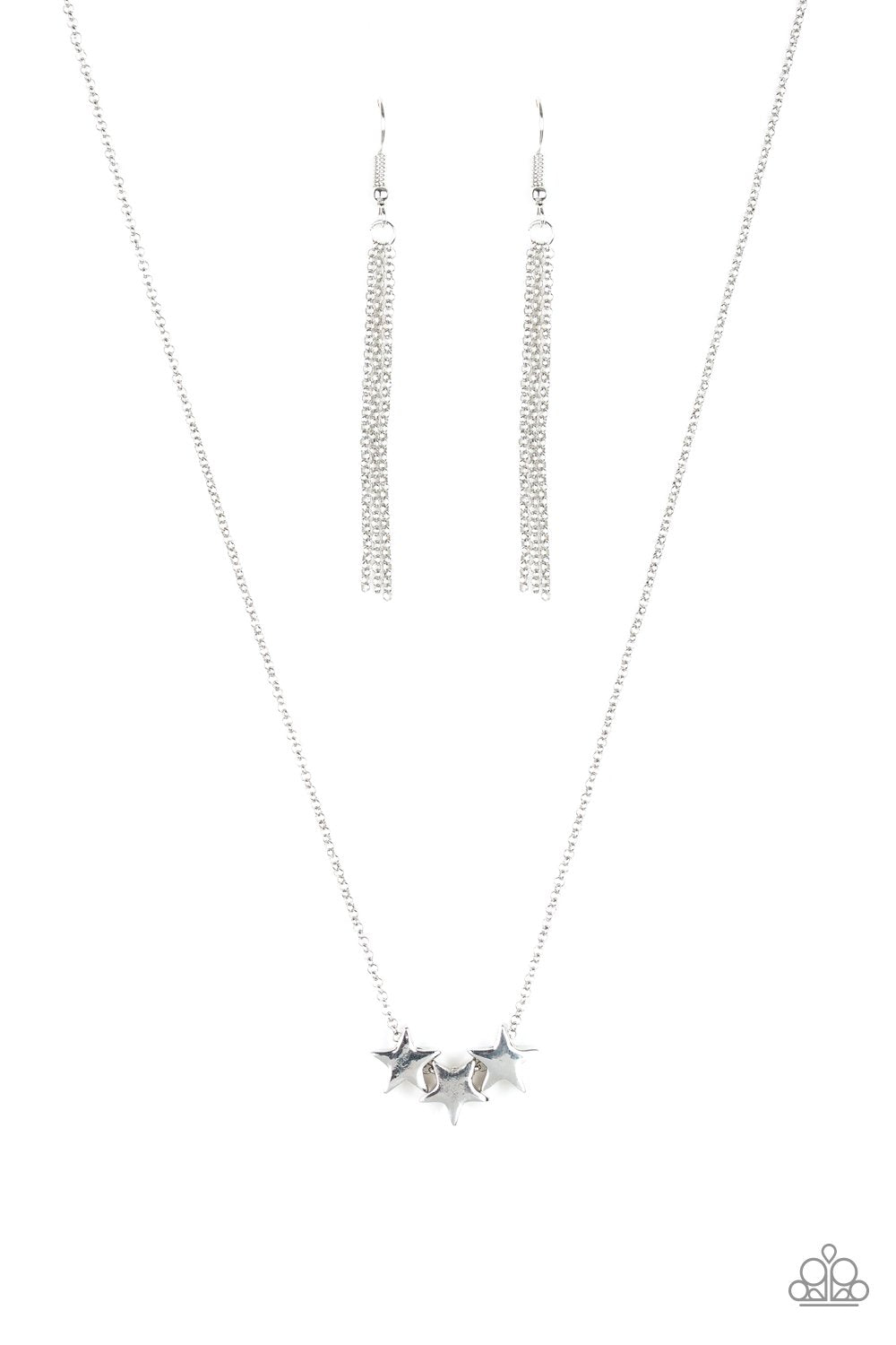 Shoot For The Stars Silver Necklace