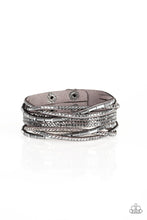 Load image into Gallery viewer, Tough Girl Glam Silver Urban Bracelet
