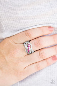 Flirting With Sparkle Pink Ring