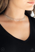 Load image into Gallery viewer, Purr-fect Ten Silver Choker
