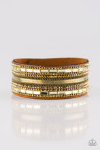 Load image into Gallery viewer, Teasingly Tomboy Brass Bracelet
