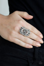 Load image into Gallery viewer, Deco Diva Silver Ring

