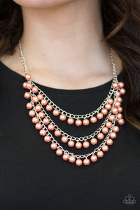 Chicly Classic Orange Necklace