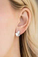 Load image into Gallery viewer, Fire Drill Post Earring Silver
