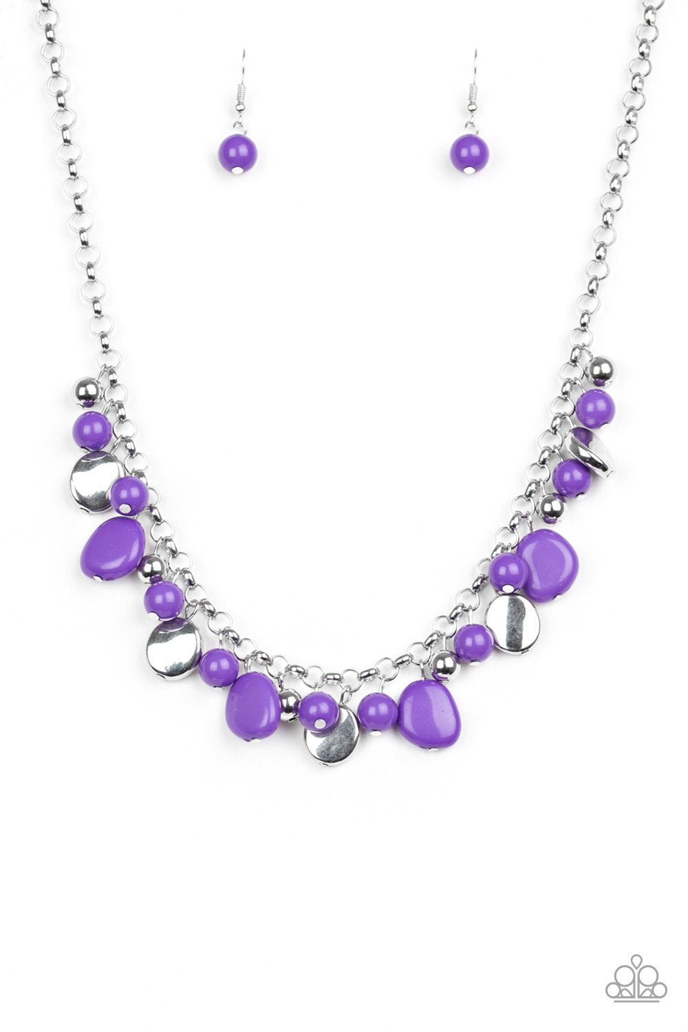 Flirtatiously Florida Purple Necklace