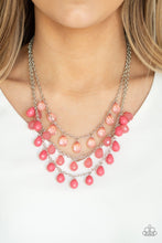 Load image into Gallery viewer, Melting Ice Caps Pink Necklace
