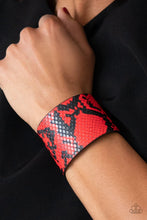 Load image into Gallery viewer, The Rest Is Hiss-tory Red Bracelet
