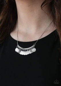 Bohemian Bombshell Silver Necklace