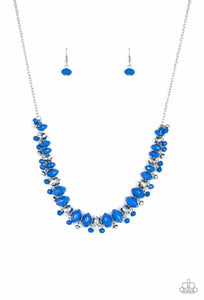 Brags To Riches Blue Necklace