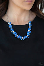 Load image into Gallery viewer, Brags To Riches Blue Necklace

