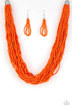Load image into Gallery viewer, The Show Must Congo On Orange Necklace
